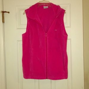 Pink Columbia vest size medium